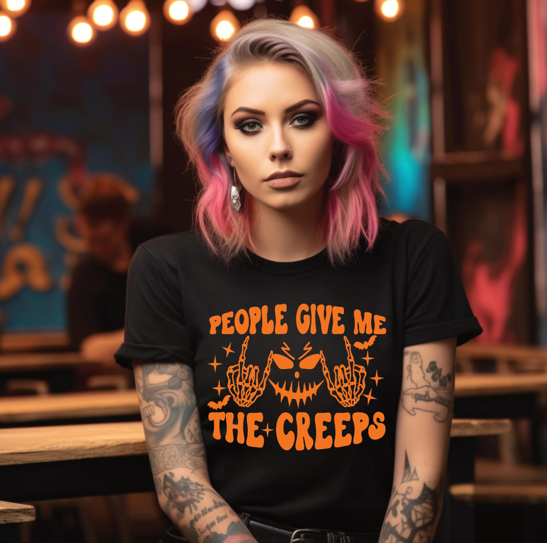 People Give me the Creeps Screen Print