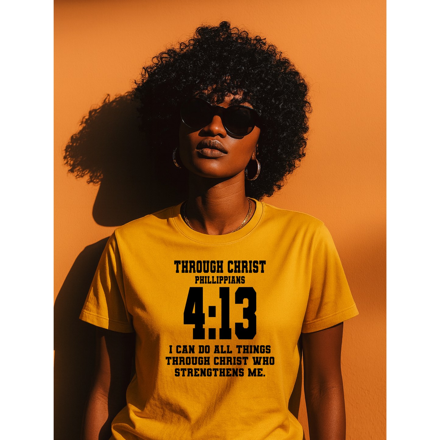 Philippians 4:13  Screen Prints with Pocket Print