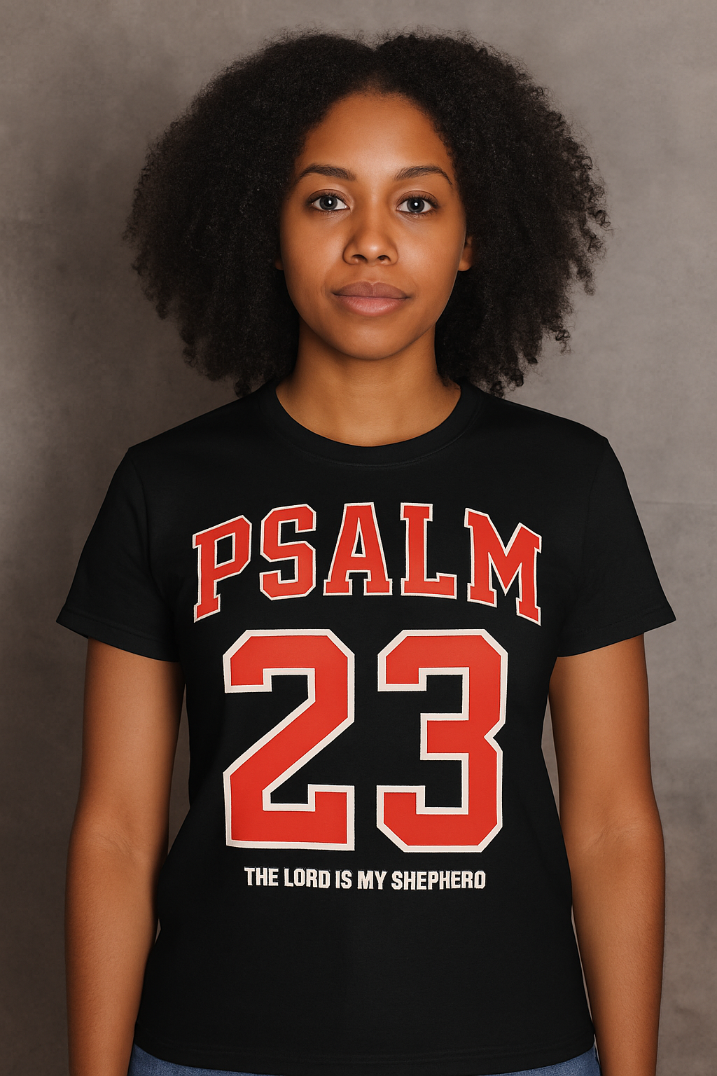 Red Psalm 23  DTF Transfer
