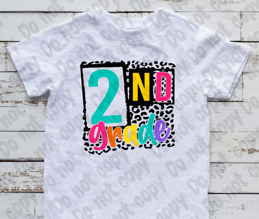 Leopard  School Grade (PreK- 6th Grade)  Shirt