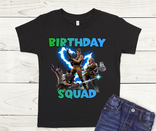 Fornite Birthday Squad  Birthday Shirt