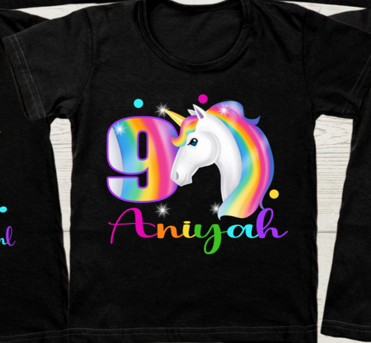 Unicorn Birthday Shirt