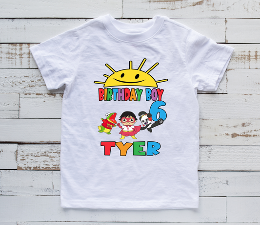 Ryan Playhouse  Birthday Shirt (Boy)