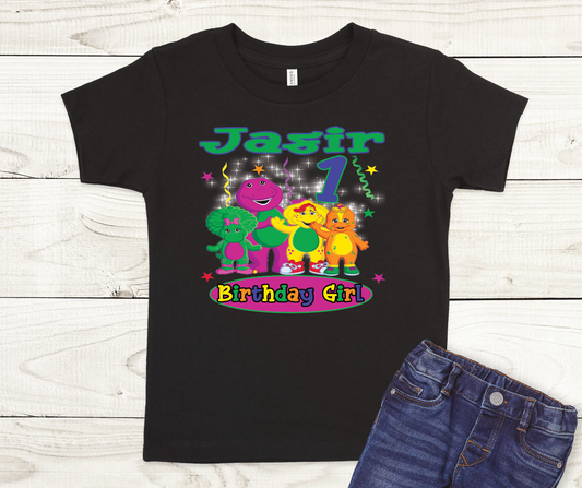 Barney  Birthday Shirt