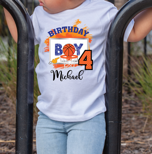 Basketball Birthday Shirt