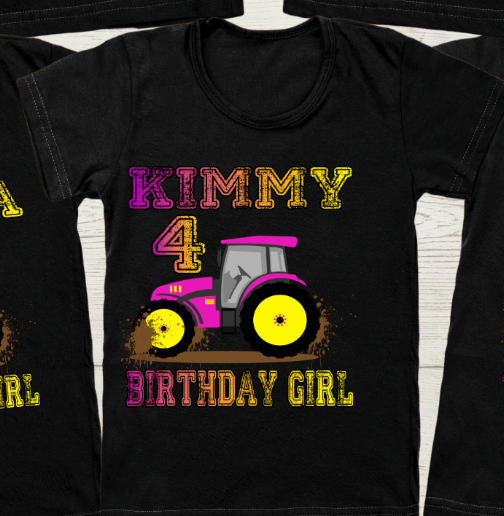 Tractor  Birthday Shirt