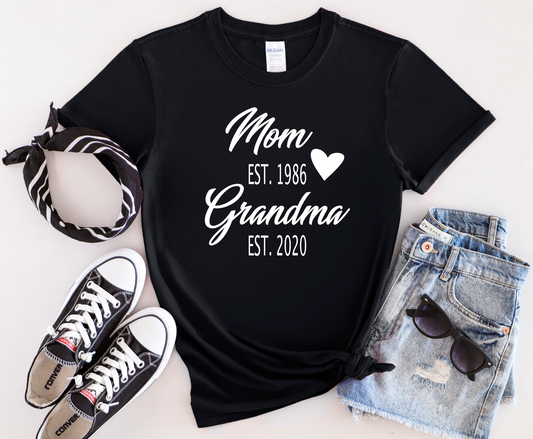 Mom to Grandma Shirt