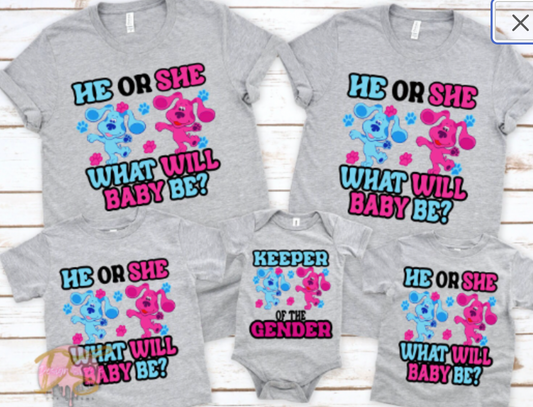 Blue and magenta Gender Reveal  FIle 2 PNG