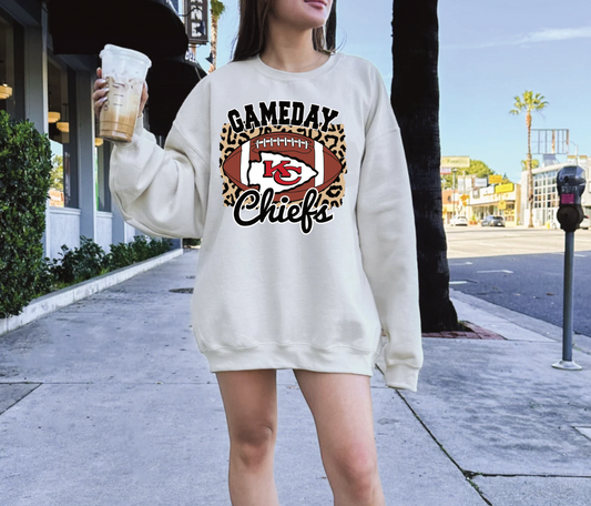 Leopard Game day  NFL  Transfer NFL Transfer Print Available in All Teams (All sizes Available)