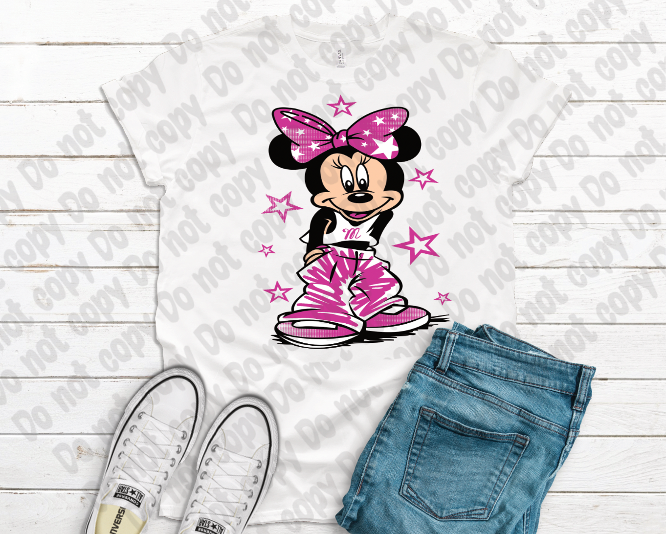 Minnie  Transfer (Pocket and Front )