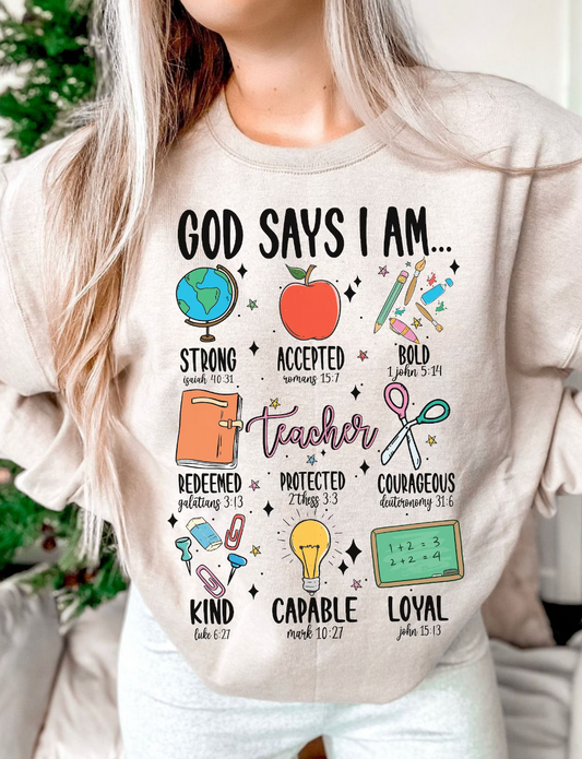 God Says Sweatshirt