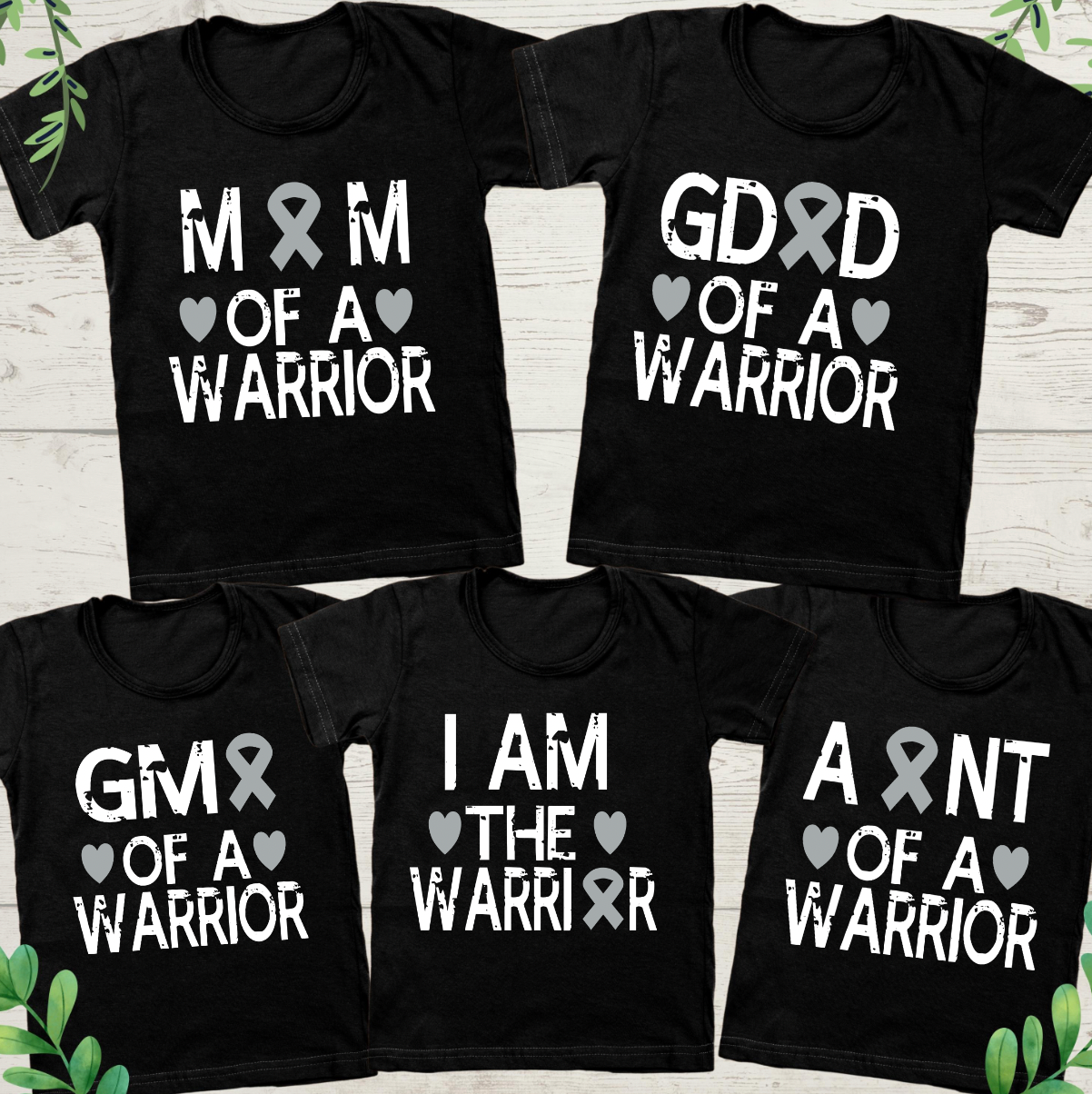 Distress Family Warrior Bundle  PNG