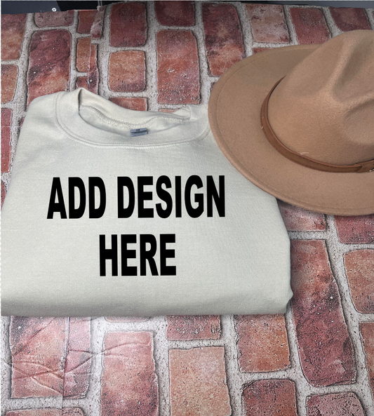 Sand Gildan  Sweatshirt with hat