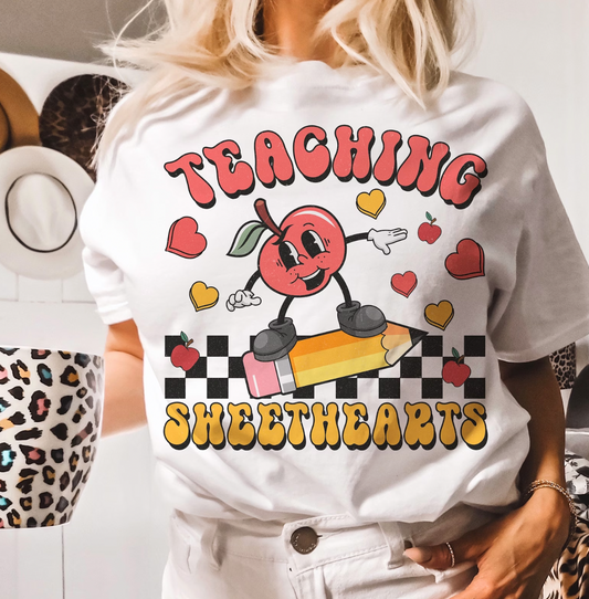 Teaching Sweethearts White Shirt