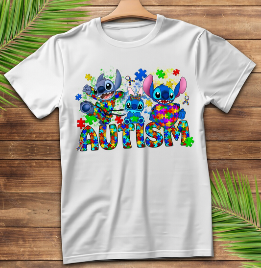 Autism  Awareness Stitch Transfer