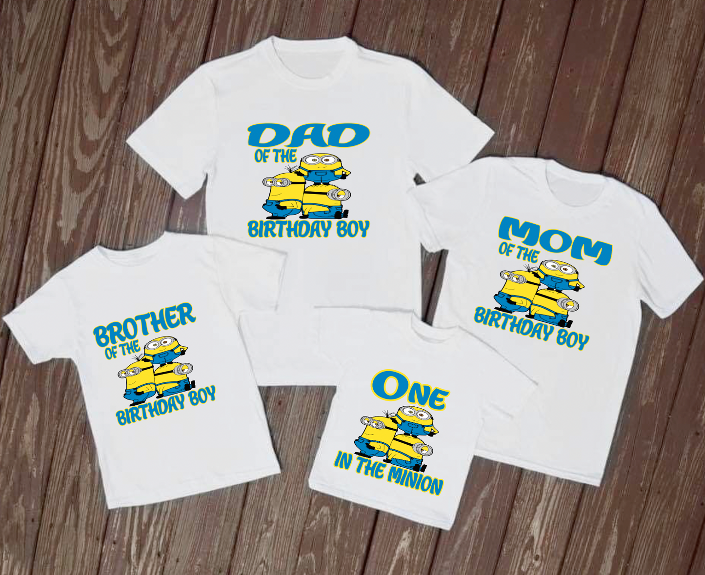 One in the Minion Birthday Bundle  Shirts