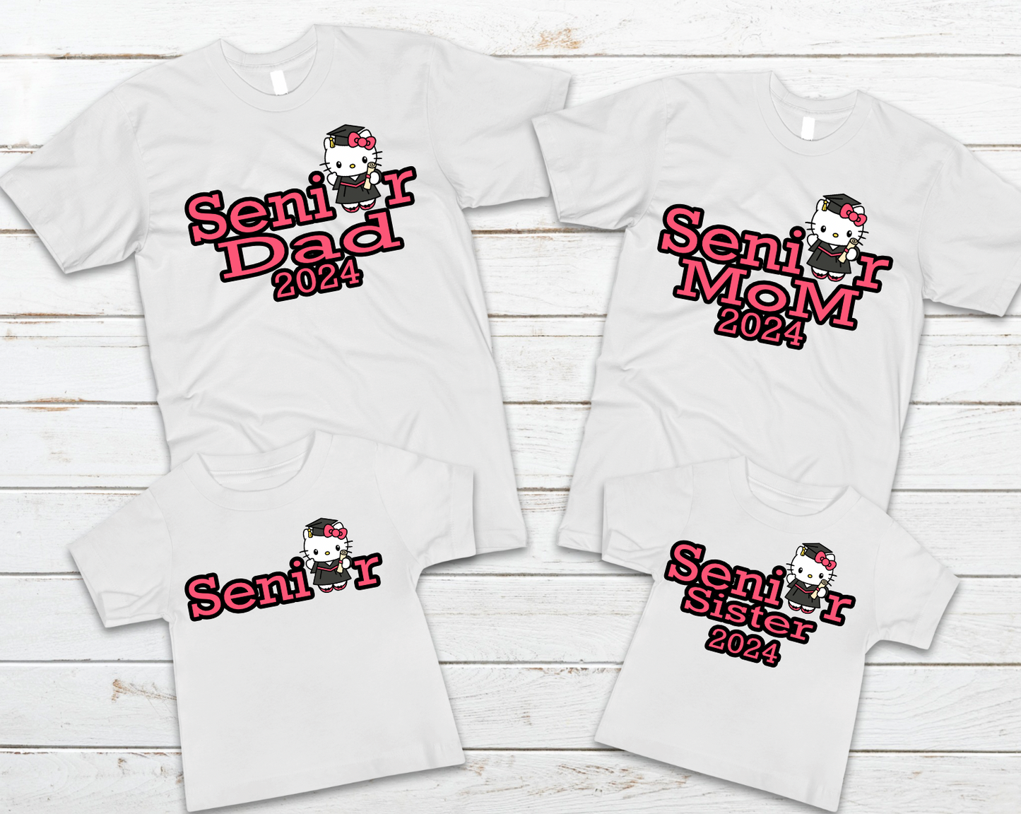2024 Hello Kitty Family Senior Shirt