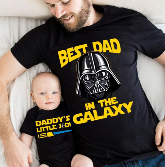 Best Dad in the Galaxy and Daddy's Little Jedi Transfer