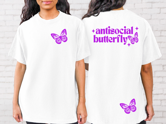 AntiSocial Butterfly Screen Print