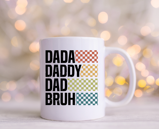 Dada Daddy Dad Bruh Decals