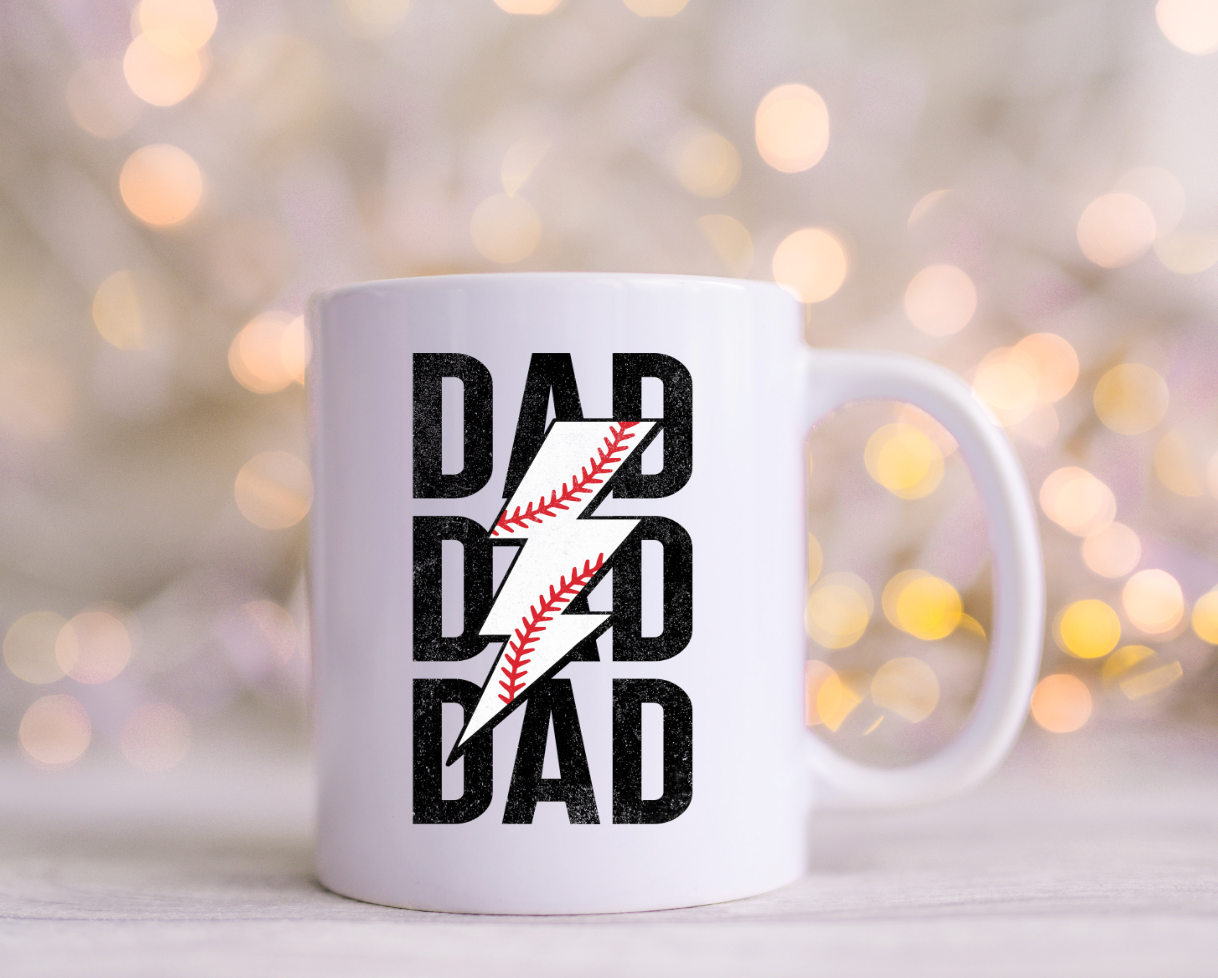 Baseball Dad Decals