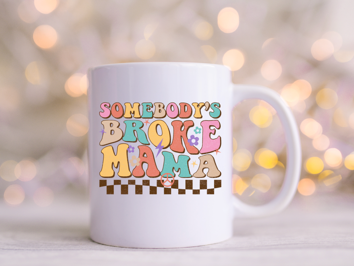 Somebody Broke Mama Decals