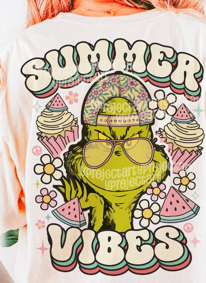 Summer Vibes Grinch  Transfer