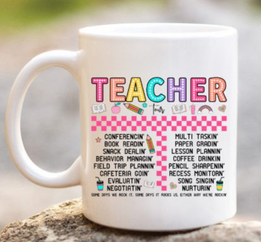 Teacher Tour  UV Decals