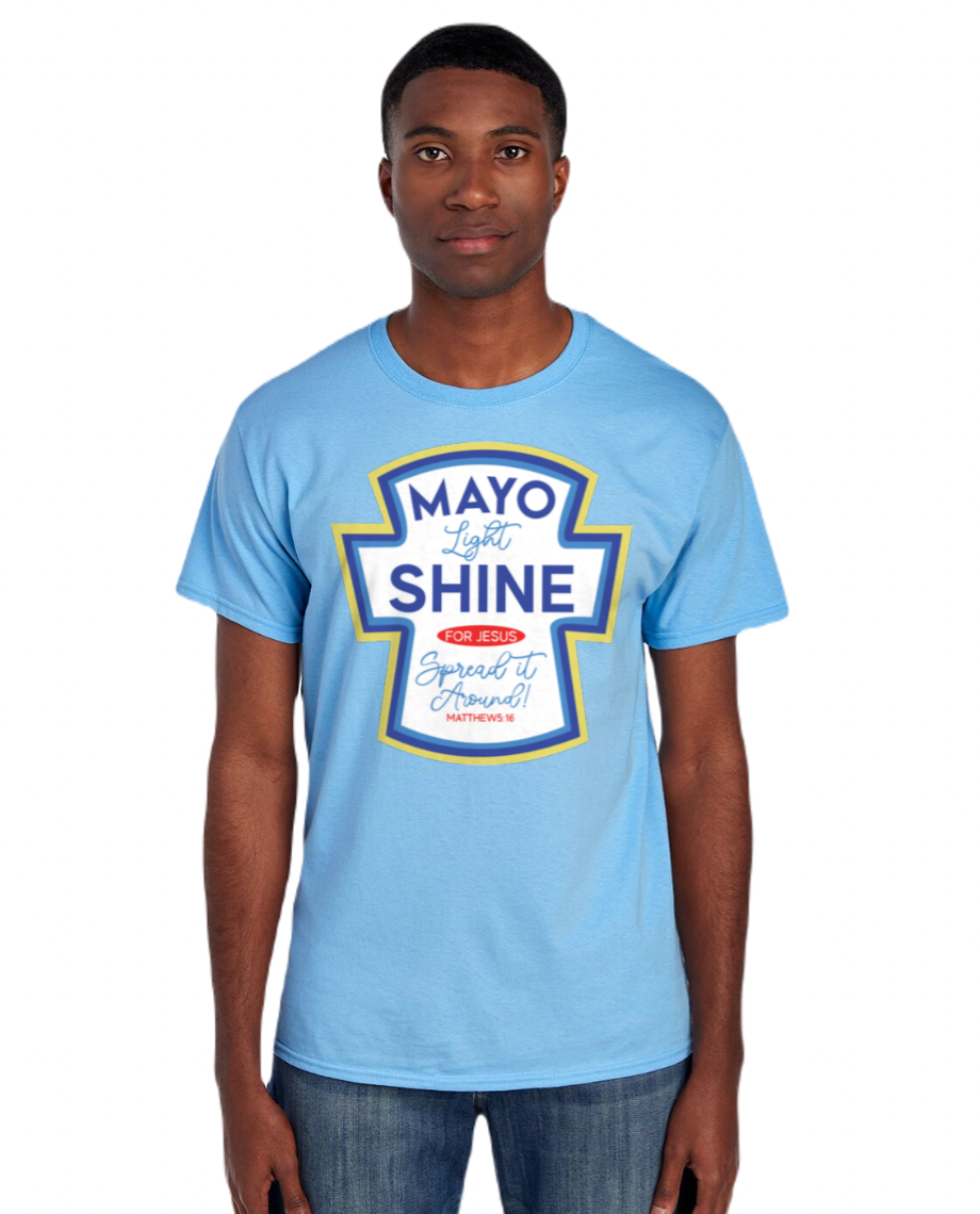 Mayo Light Shine for Jesus Spread it around Matthews 5:16  Transfer