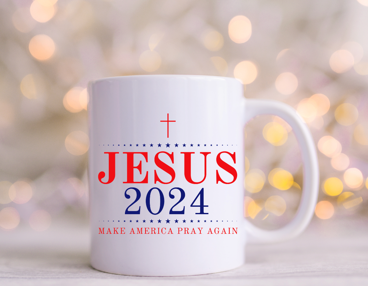 Jesus 2024 Make American Pray Again  UV Decals