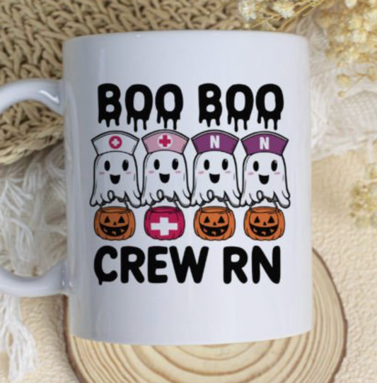 Boo Boo Crew RN Nurse UV Decals