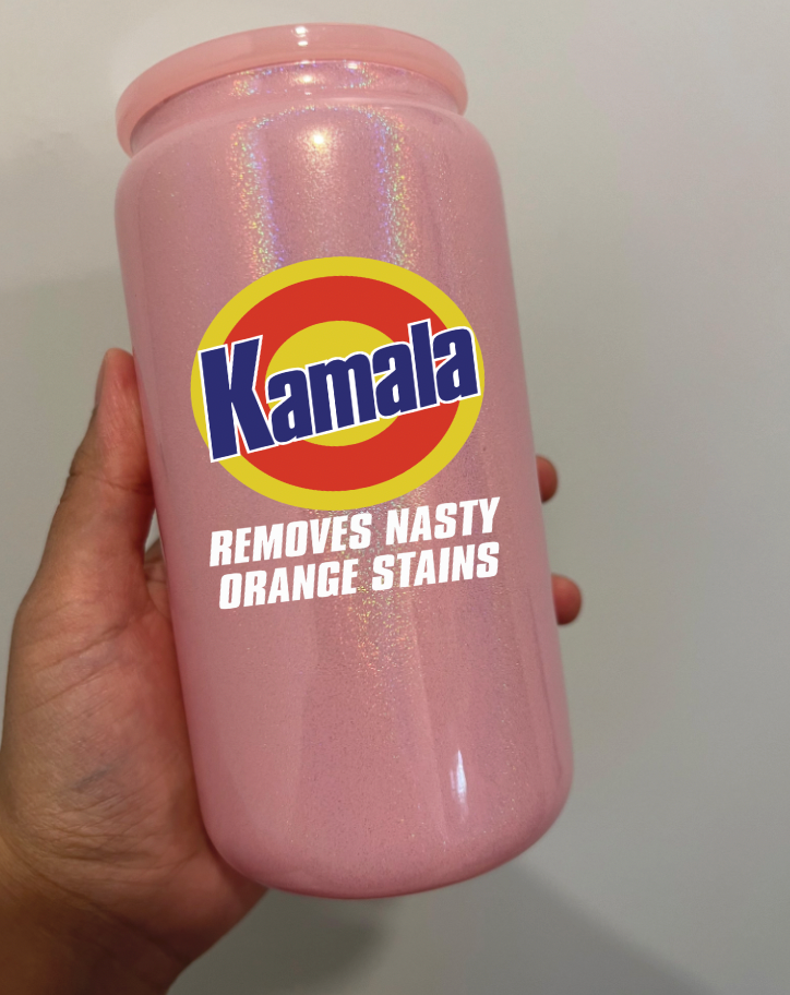 Kamala Removes Nasty Orange Stains UV Decals