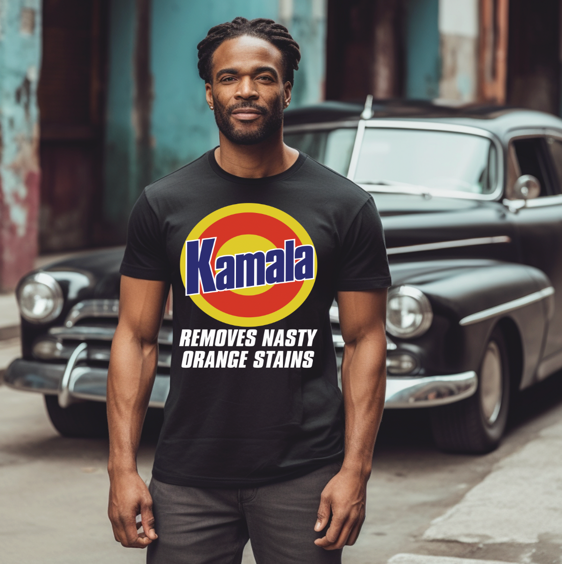 Kamala removes Nasty Drain Stains DTF Transfer (10 inch print)