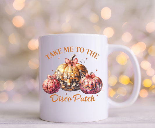 Disco Ball Pumpkin UV Decals