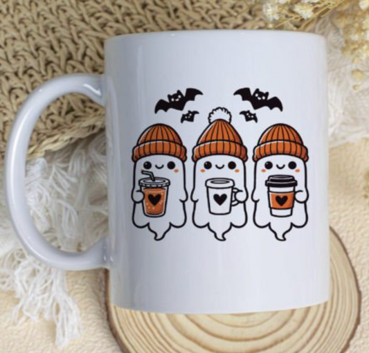 Cute Coffee Ghosts UV Decals