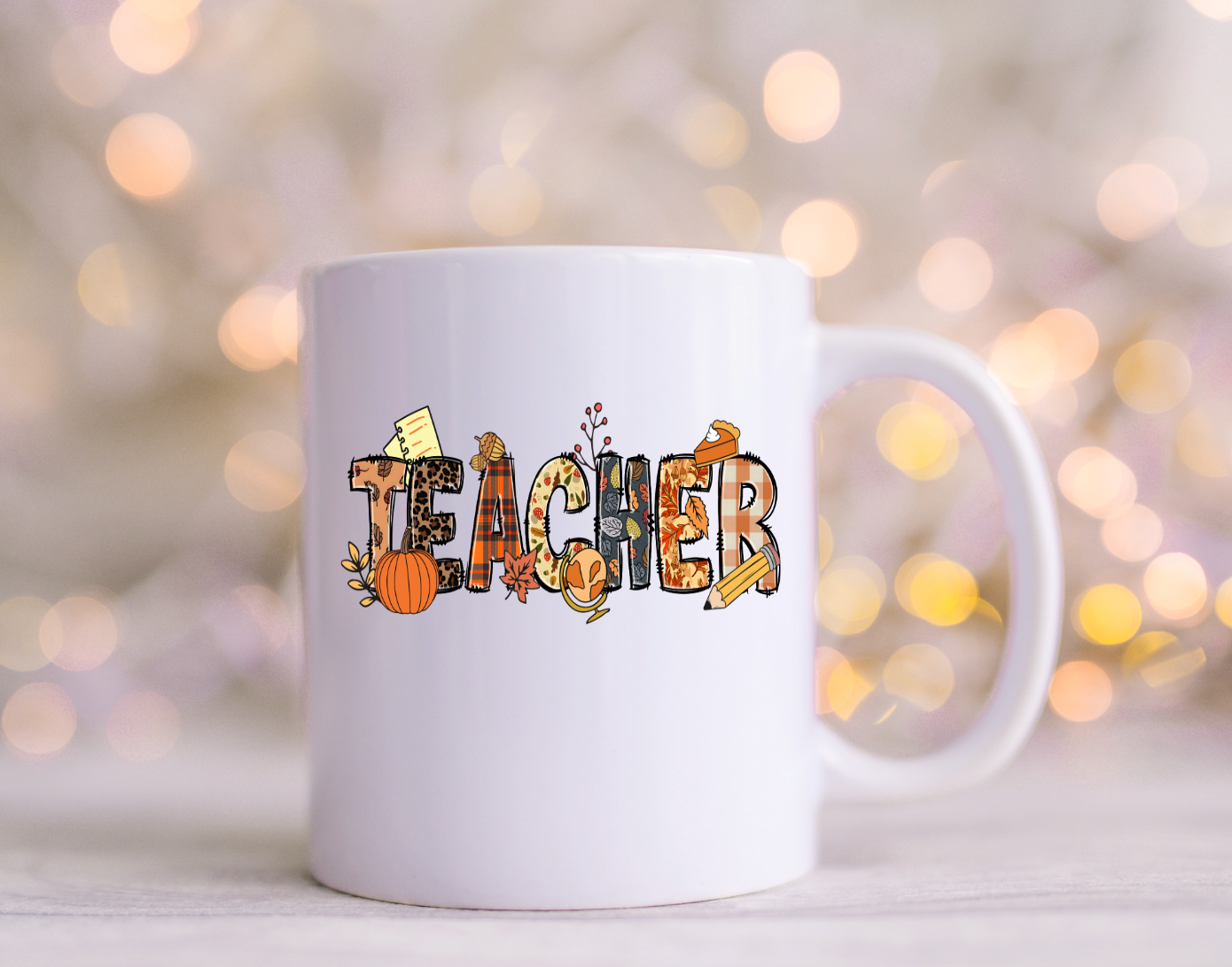 Fall Teacher  UV Decals