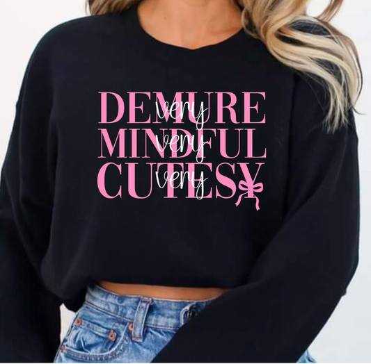 Very Demure Mindful Cutesy  Transfer