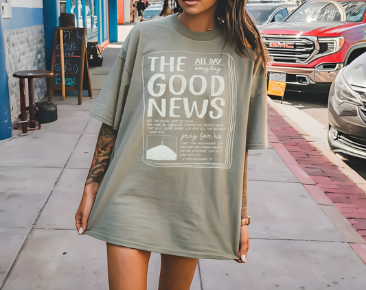 The Good News Screen Print (Cream Color)  {Order Friday, Sept 27 @ 9 am EST thru Thursday, Oct 3 @ 9 pm EST. Shipping will start Friday, Oct 11) (Copy) (Copy) (Copy)