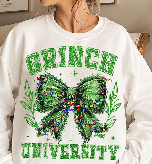 University  Coquette Bow It DTF Transfer