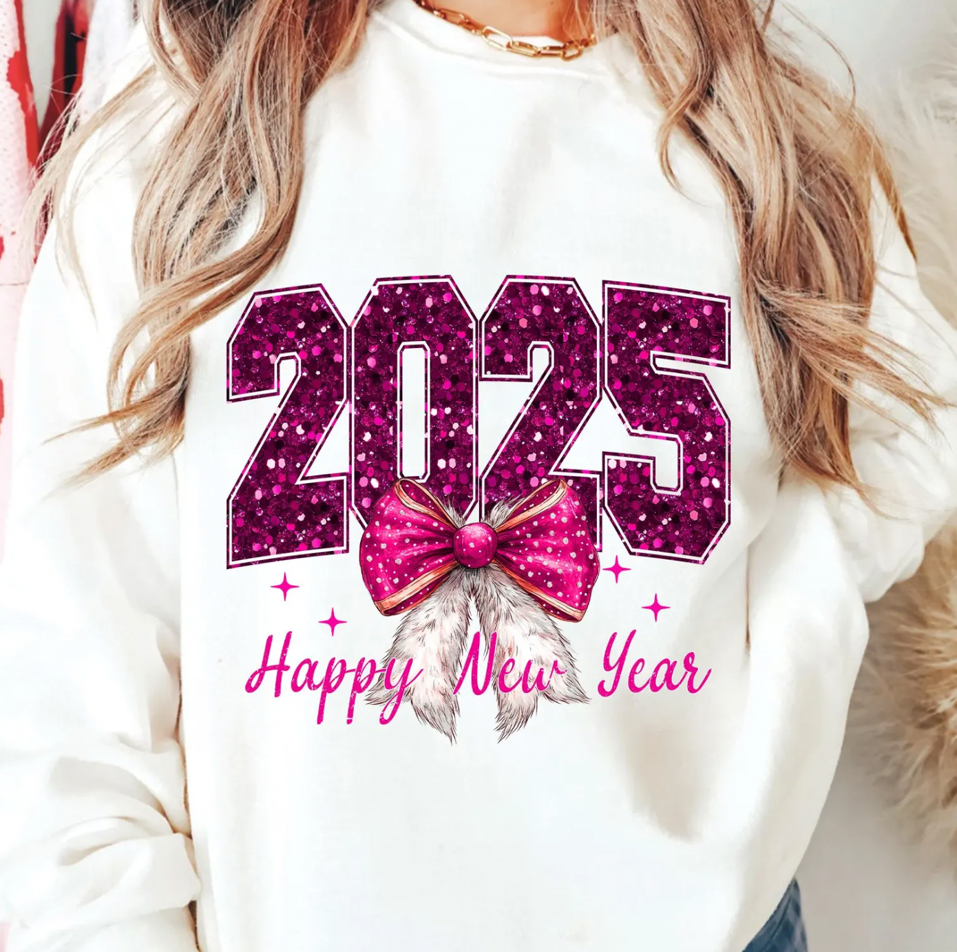 Happy New Year 2025  DTF Transfer