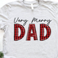 Very Merry Mama Dad Family  DTF Transfer (dad ,Mama, and Mini)