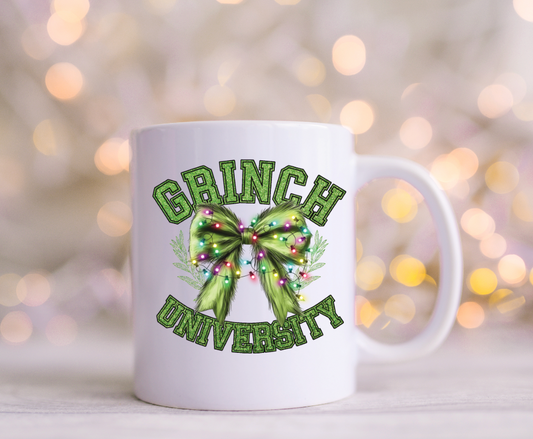 Grinch University UV  Decal