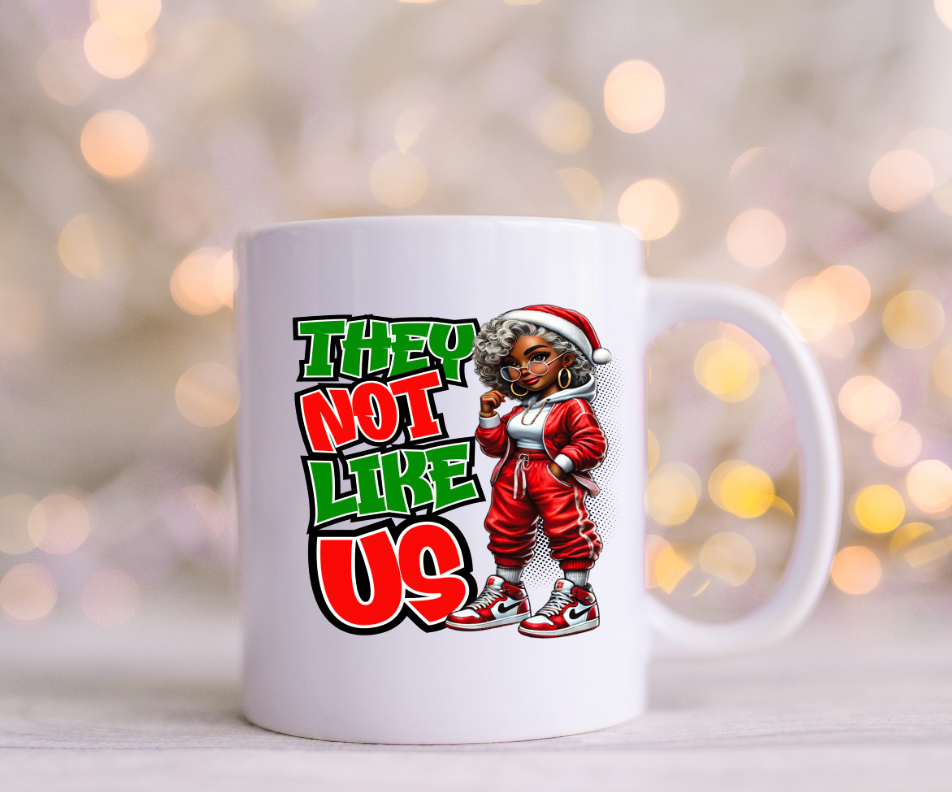 They not Like US Mrs. Claus UV  Decal