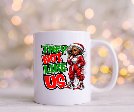 They not Like US Mrs. Claus UV  Decal