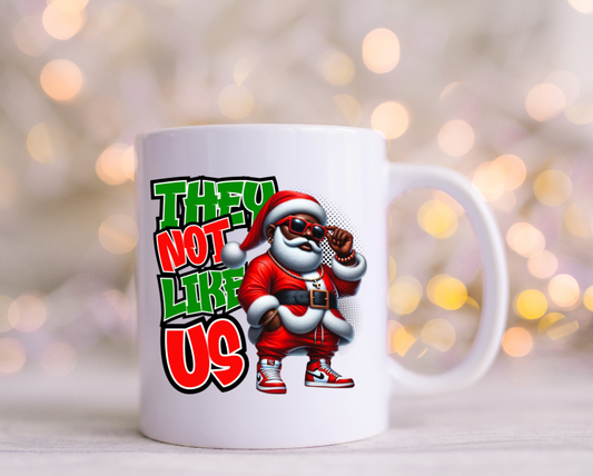 They not Like US Mr. Claus UV  Decal