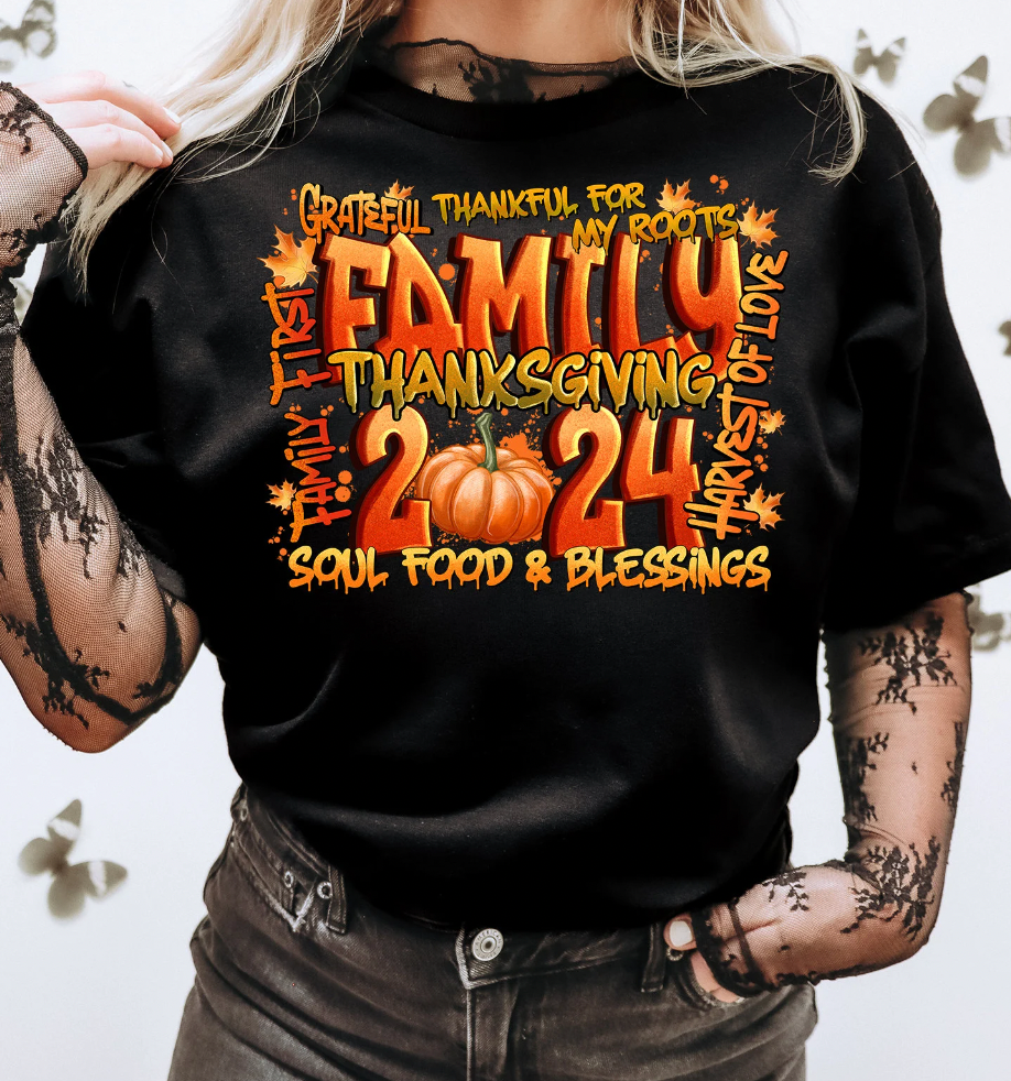 Family 2024 Thanksgiving  DTF Transfer