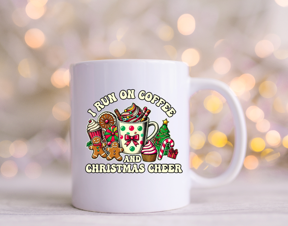 Coffee and Christmas Cheer UV  Decal