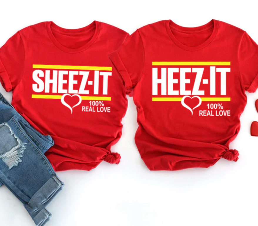 Sheez-it and Heez-it  10 inch DTF Transfer