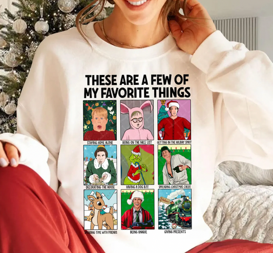 Favorite Christmas Movies DTF Transfer