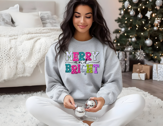 Merry & Bright DTF Transfer